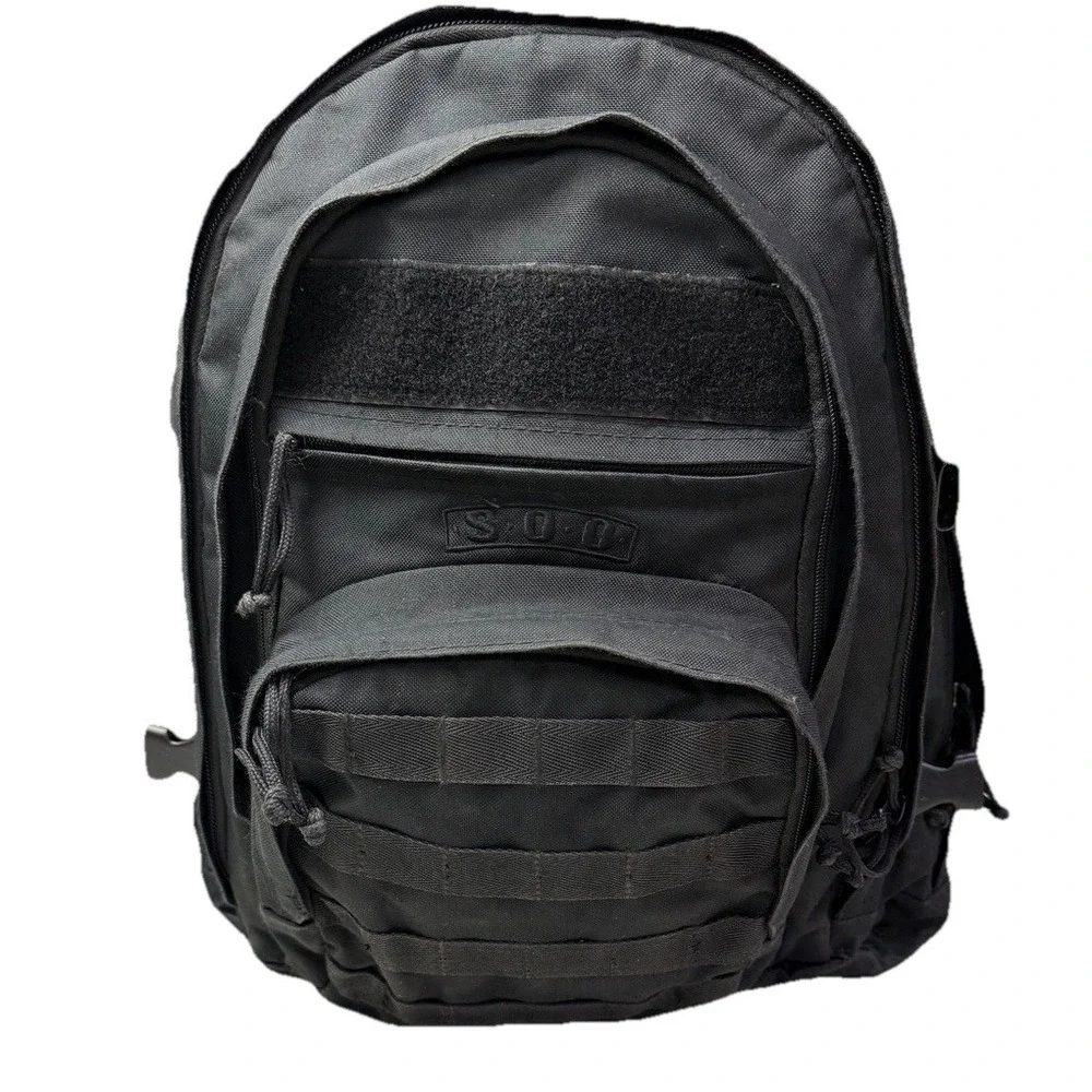 SOC Sandpiper of California Black Military Tactical‎ Backpack 3j